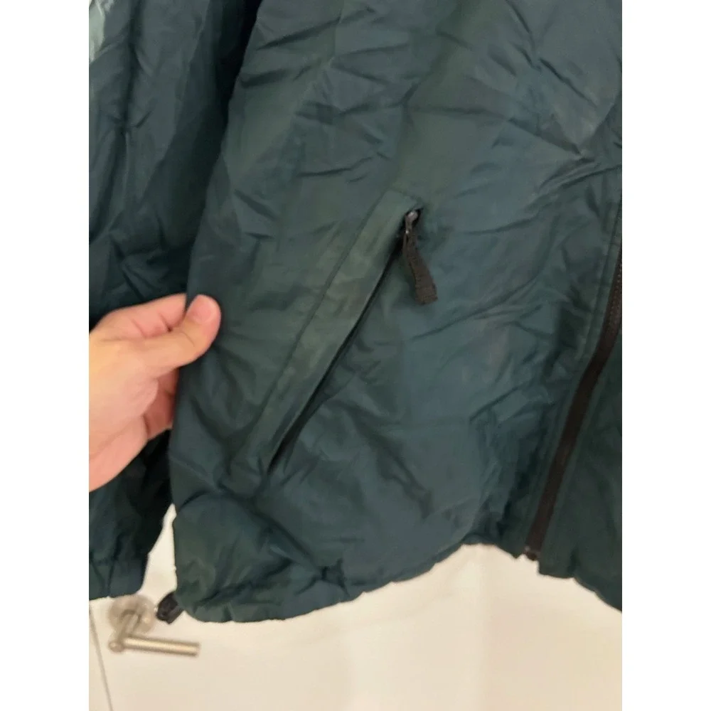 Vintage‎ 90s Windbreaker Lined Hooded Zip Pocket Unisex Large Jacket - Picture 4 of 8